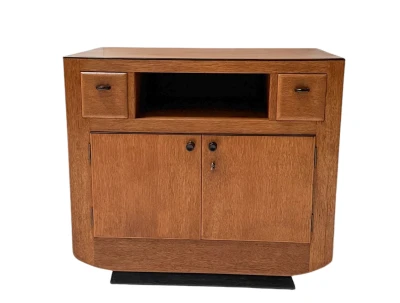 Art Deco Amsterdamse School Cabinet with Drawers by Piet Kramer, 1930s